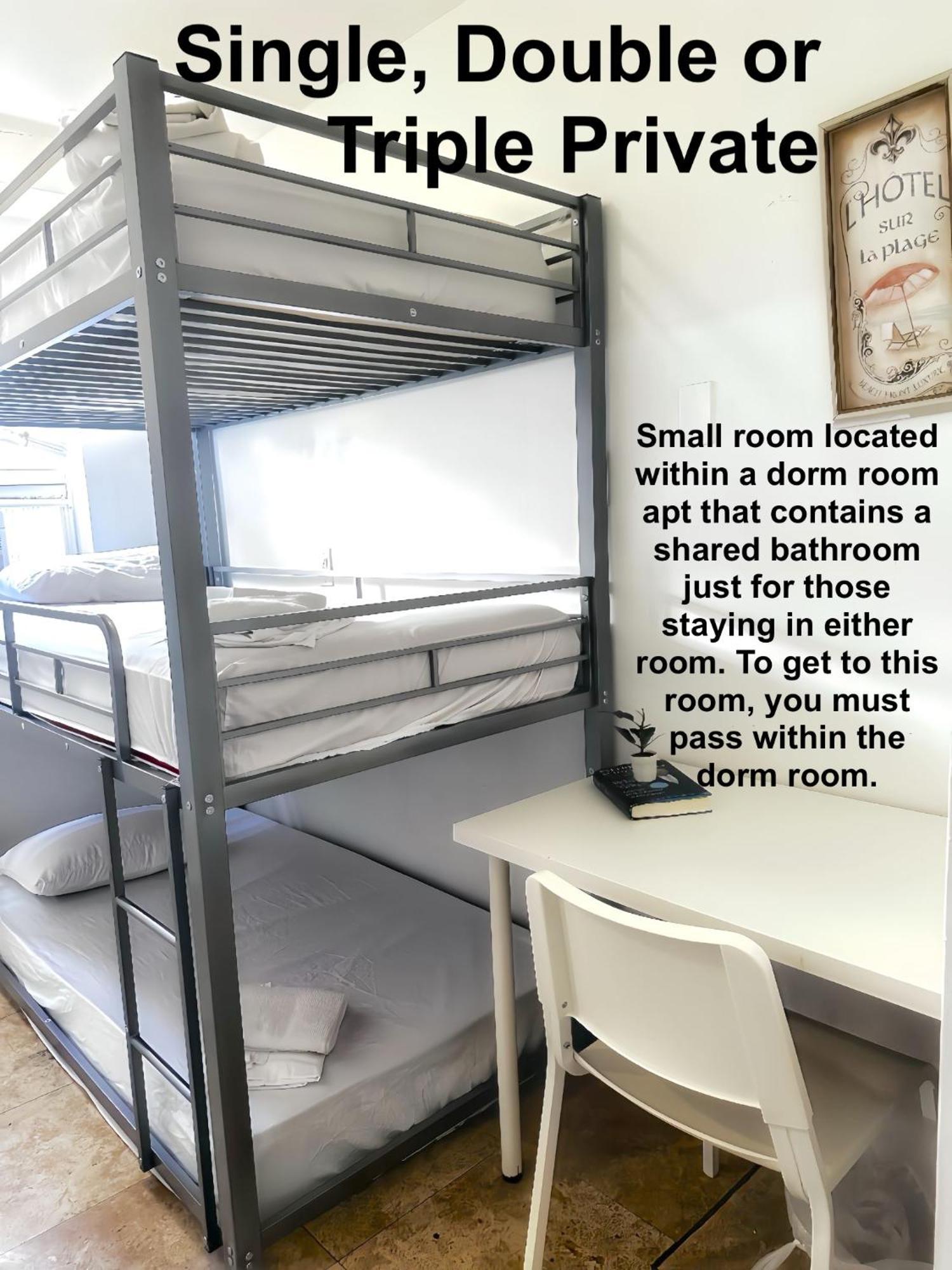 מיאמי ביץ' Bikini Hostel, Cafe & Beer Garden (Adults Only) מראה חיצוני תמונה